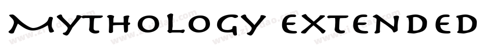 Mythology Extended BoldItalic字体转换